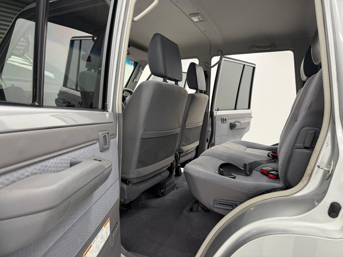 2018 Toyota Landcruiser GXL VDJ79R 4X4 Dual Range Silver Pearl