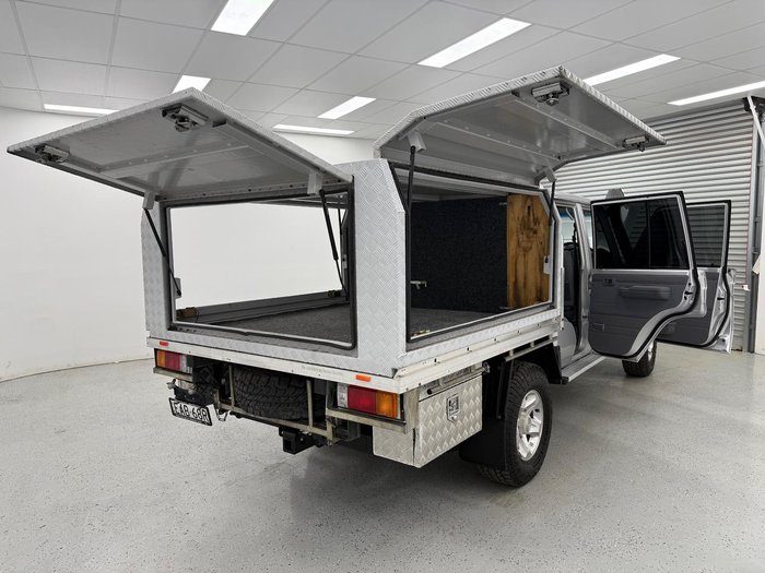 2018 Toyota Landcruiser GXL VDJ79R 4X4 Dual Range Silver Pearl