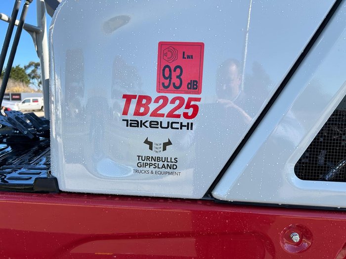 2025 Takeuchi Tb225 Compact Excavator And Trailer Package