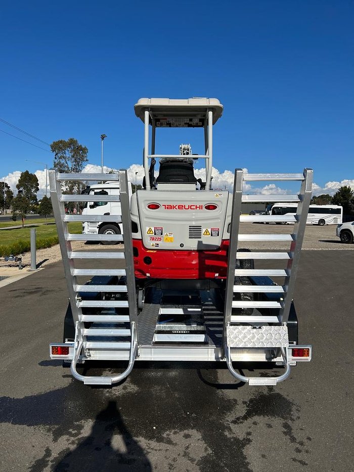 2025 Takeuchi Tb225 Compact Excavator And Trailer Package