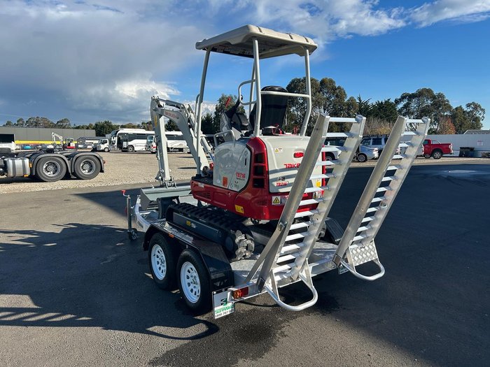 2025 Takeuchi Tb216 Compact Excavator And Trailer Package