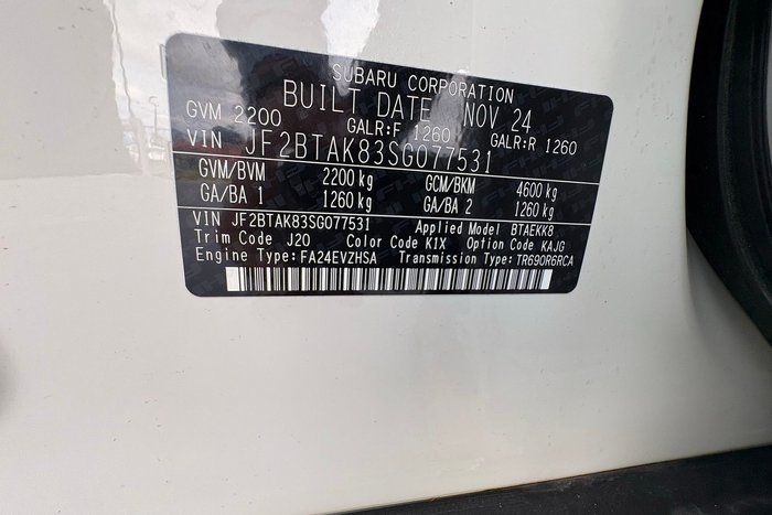 2024 Subaru Outback AWD Sport Touring XT