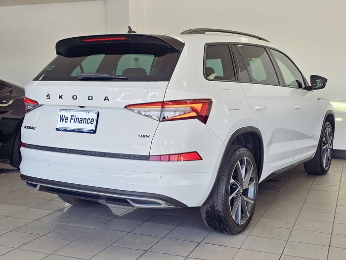 2022 SKODA Kodiaq Sportline NS MY22 4X4 Moon White
