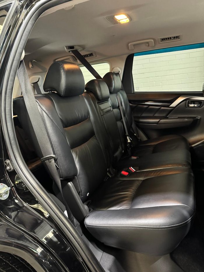 2018 Mitsubishi Pajero Sport GLS QE MY18 4X4 Dual Range Pitch Black