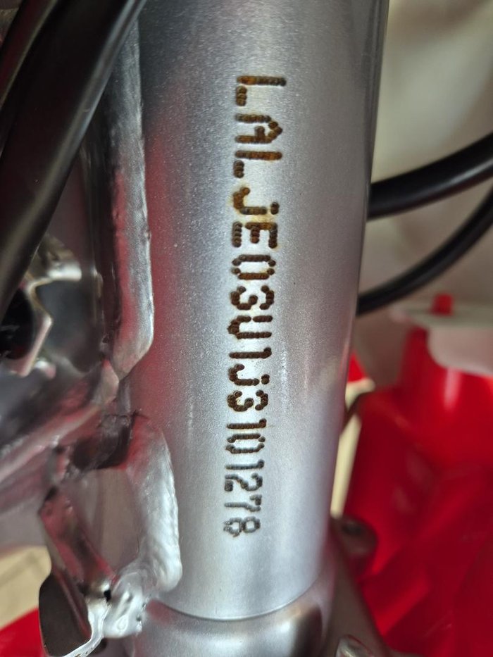 2018 Honda CRF125FB CRF Red