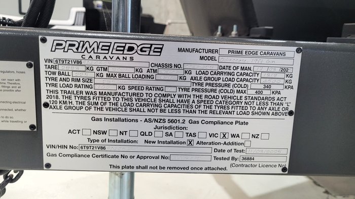 2025 Prime Edge Odyssey 19.6 