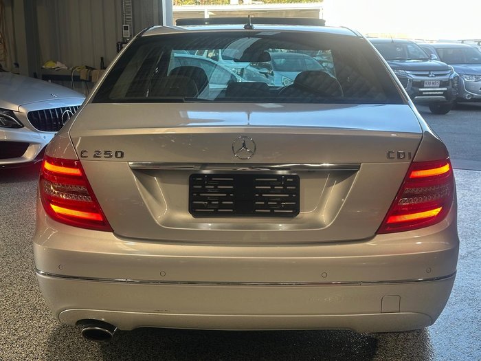 2012 Mercedes-Benz C-Class C250 CDI BlueEFFICIENCY Avantgarde W204 MY12 Iridium Silver