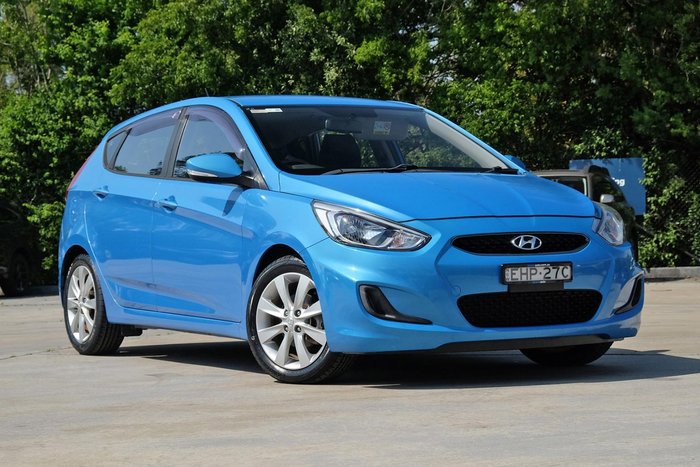 2017 Hyundai Accent Sport RB6 MY18 Blue Lagoon
