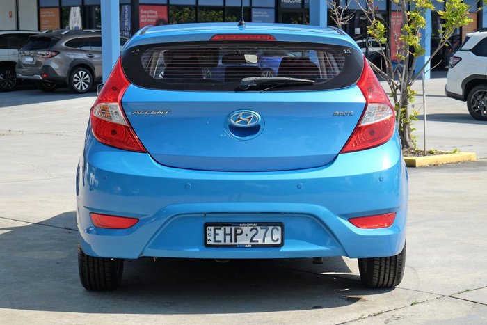 2017 Hyundai Accent Sport RB6 MY18 Blue Lagoon