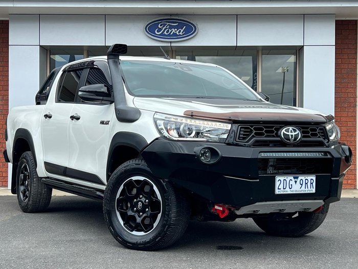 2020 Toyota Hilux Rugged X GUN126R 4X4 Dual Range WHITE