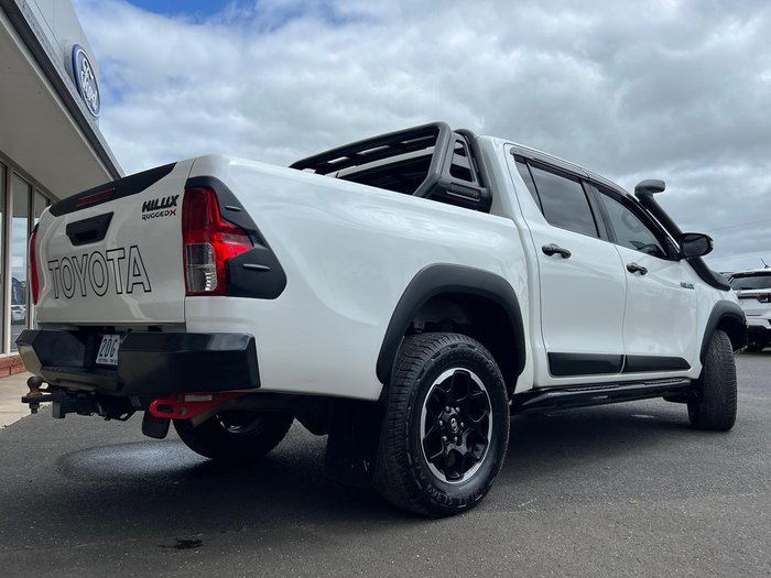 2020 Toyota Hilux Rugged X GUN126R 4X4 Dual Range WHITE