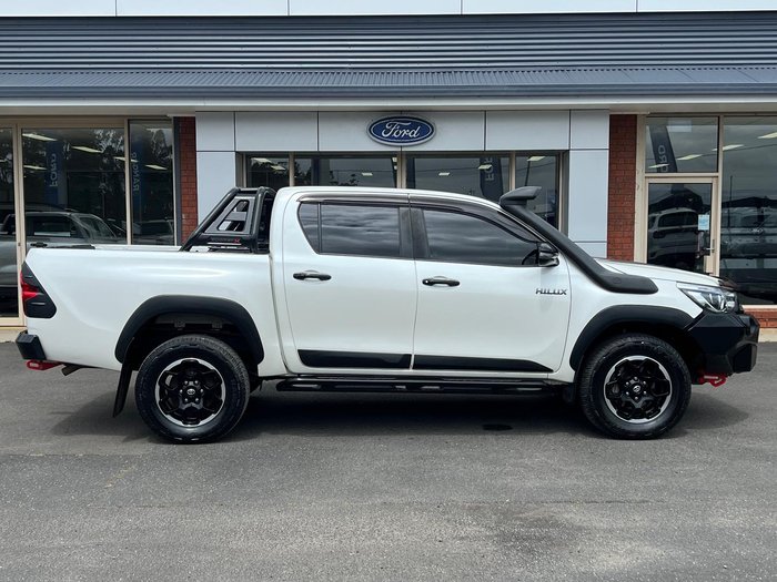 2020 Toyota Hilux Rugged X GUN126R 4X4 Dual Range WHITE