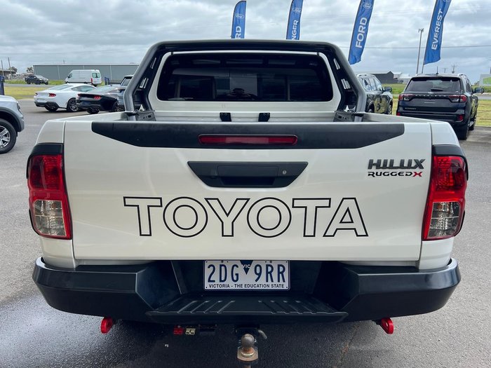 2020 Toyota Hilux Rugged X GUN126R 4X4 Dual Range WHITE