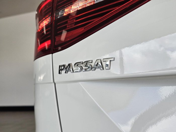 2019 Volkswagen Passat 206TSI R-Line B8 MY19 Four Wheel Drive Pure White