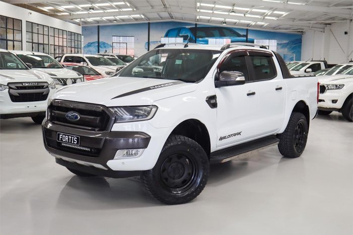 2018 Ford Ranger Wildtrak PX MkII MY18 4X4 Dual Range Frozen White
