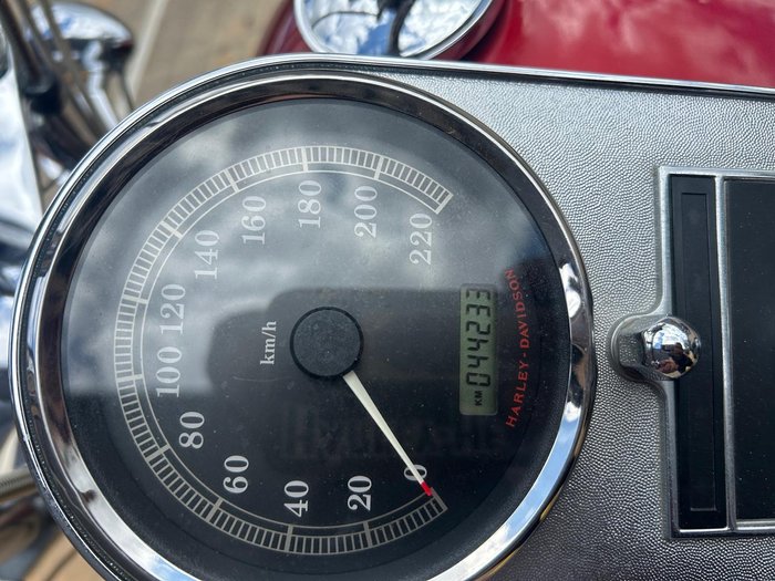 2008 Harley-Davidson Softail Custom 1584 (FXSTC) Softail Red