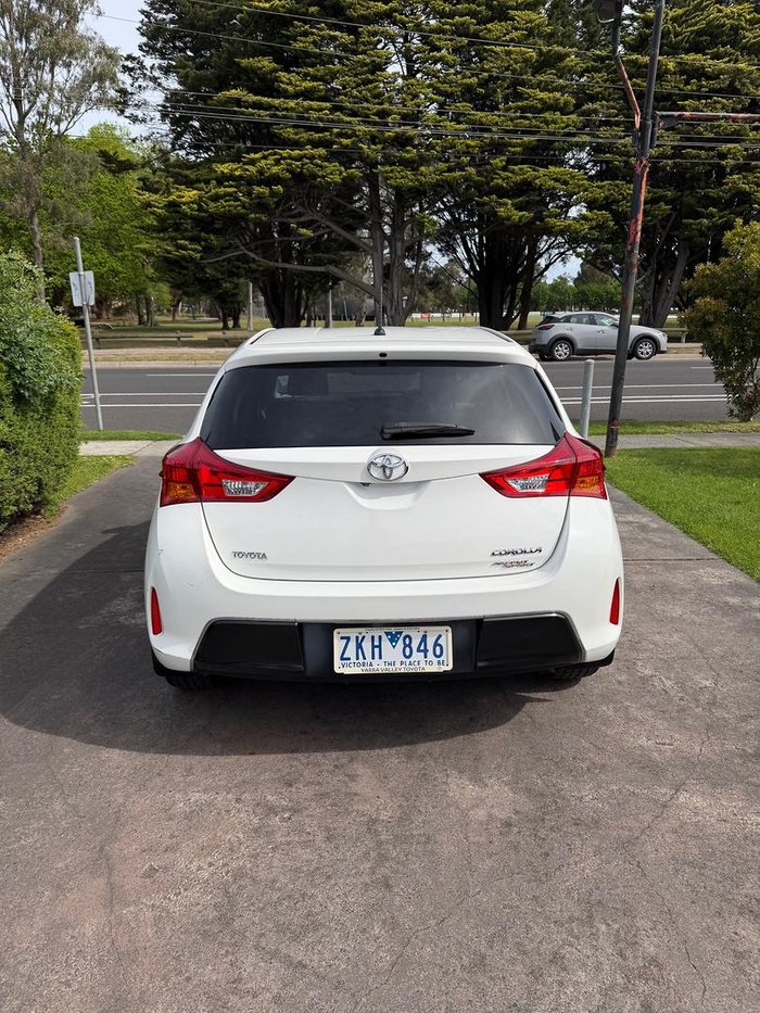 2012 Toyota Corolla Ascent Sport ZRE152R Glacier White