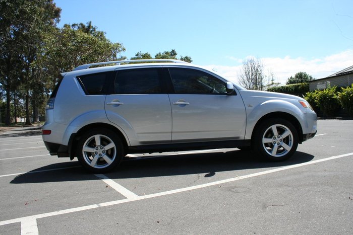 2008 Mitsubishi Outlander Platinum Edition ZG MY09 4X4 On Demand Hamilton Silver