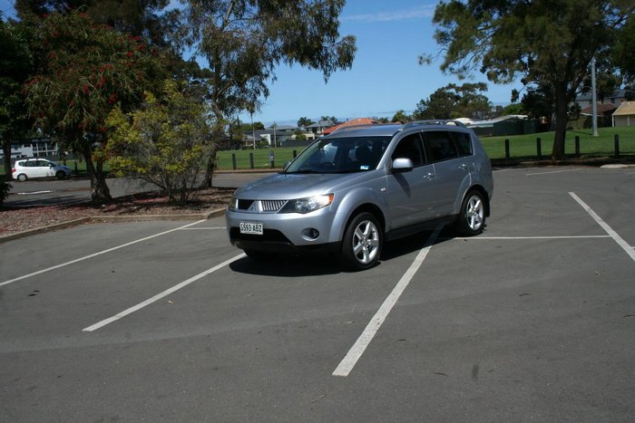 2008 Mitsubishi Outlander Platinum Edition ZG MY09 4X4 On Demand Hamilton Silver