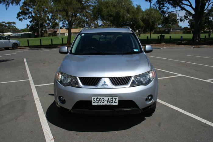 2008 Mitsubishi Outlander Platinum Edition ZG MY09 4X4 On Demand Hamilton Silver