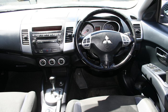 2008 Mitsubishi Outlander Platinum Edition ZG MY09 4X4 On Demand Hamilton Silver