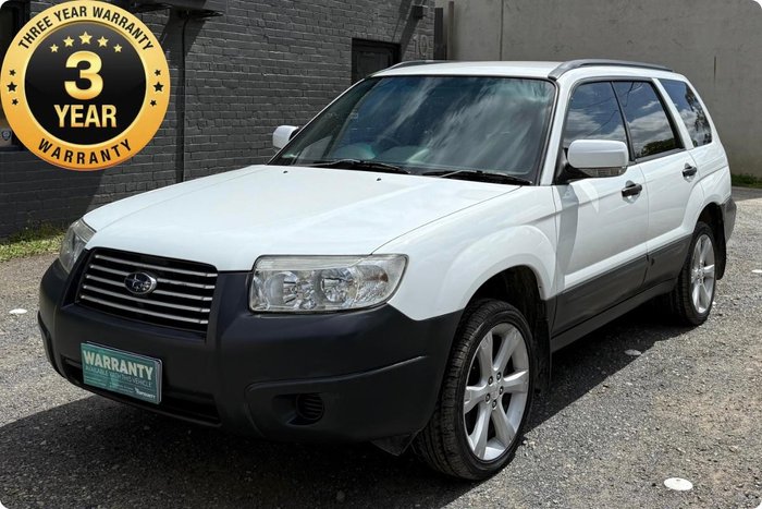 2007 Subaru Forester X 79V MY07 AWD Pure White