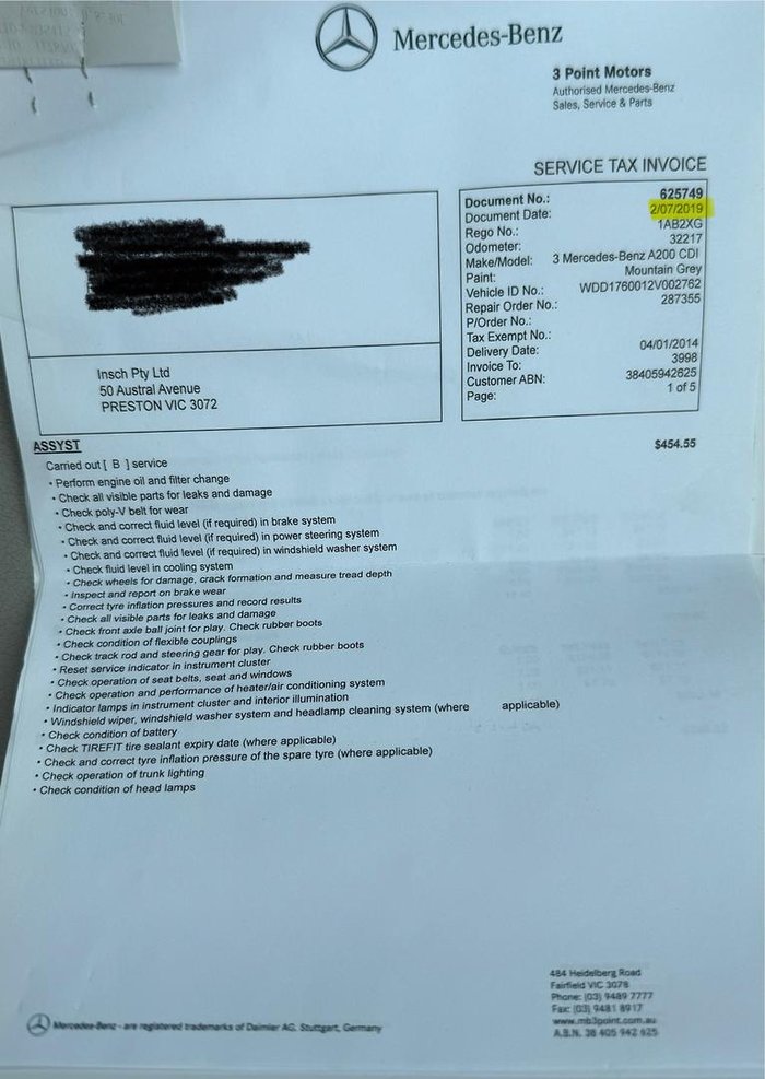 2013 Mercedes-Benz A-Class A200 CDI W176 Mountain Grey