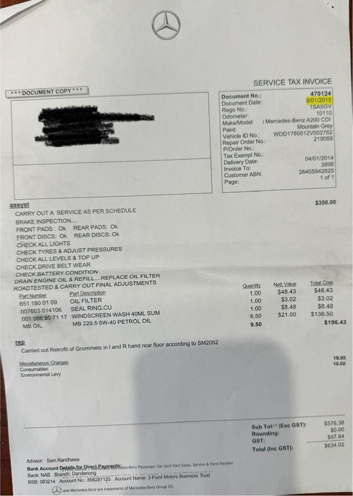 2013 Mercedes-Benz A-Class A200 CDI W176 Mountain Grey