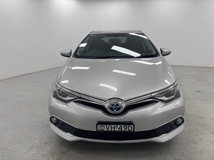 2016 Toyota Corolla Hybrid ZWE186R Silver Pearl