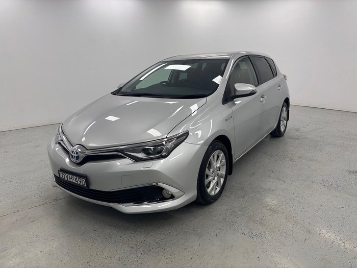 2016 Toyota Corolla Hybrid ZWE186R Silver Pearl