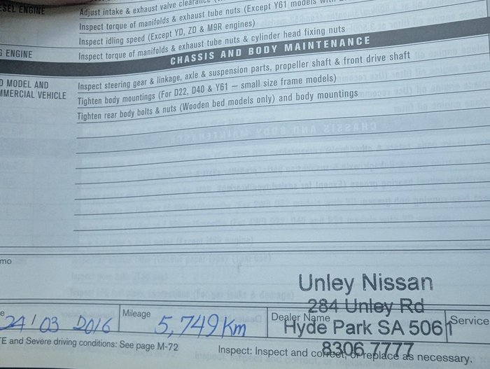 2015 Nissan X-TRAIL ST-L T32 Ivory Pearl