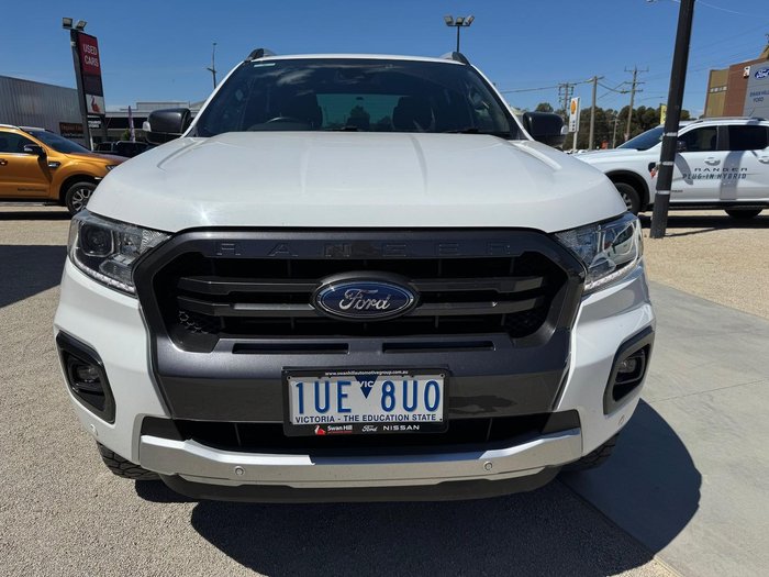 2021 Ford Ranger Wildtrak PX MkIII MY21.75 4X4 Dual Range Alabaster White