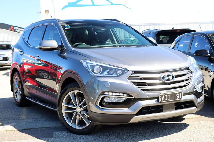 2015 Hyundai Santa Fe Highlander DM3 Series II MY16 4X4 On Demand Titanium Silver