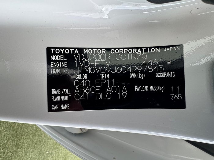 2019 Toyota Landcruiser GX