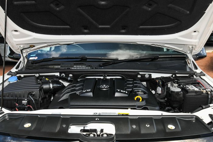 2019 Volkswagen Amarok TDI580 Highline Black 2H MY19 4X4 Constant Candy White