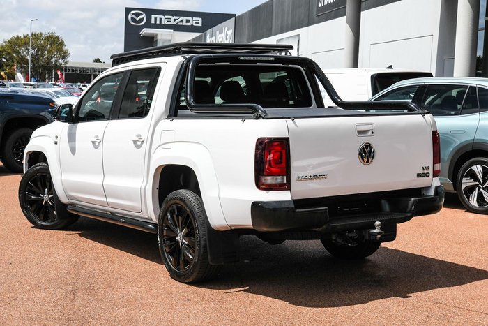 2019 Volkswagen Amarok TDI580 Highline Black 2H MY19 4X4 Constant Candy White