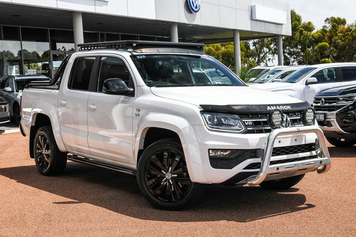 2019 Volkswagen Amarok TDI580 Highline Black 2H MY19 4X4 Constant Candy White