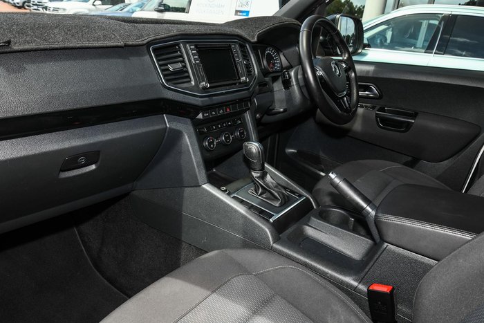 2019 Volkswagen Amarok TDI580 Highline Black 2H MY19 4X4 Constant Candy White