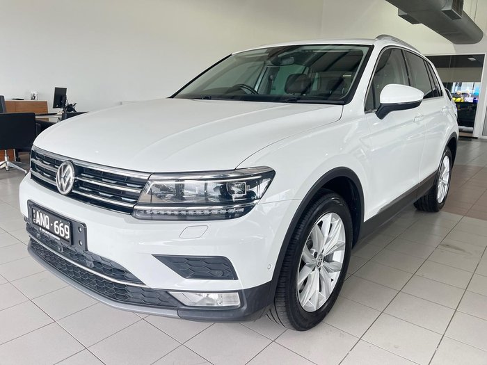 2017 Volkswagen Tiguan 132TSI Comfortline 5N MY17 Four Wheel Drive Pure White