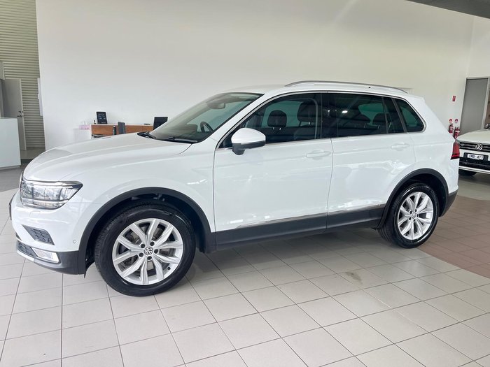2017 Volkswagen Tiguan 132TSI Comfortline 5N MY17 Four Wheel Drive Pure White