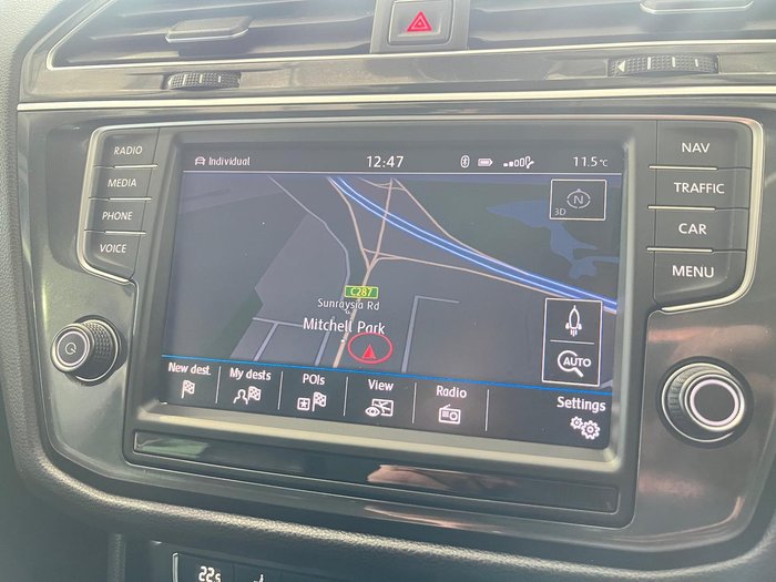 2017 Volkswagen Tiguan 132TSI Comfortline 5N MY17 Four Wheel Drive Pure White