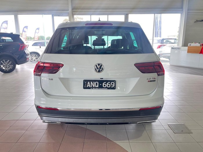 2017 Volkswagen Tiguan 132TSI Comfortline 5N MY17 Four Wheel Drive Pure White