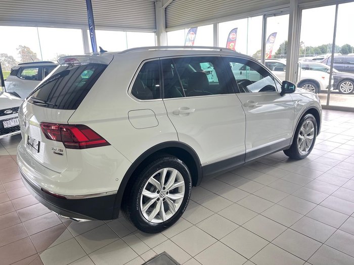 2017 Volkswagen Tiguan 132TSI Comfortline 5N MY17 Four Wheel Drive Pure White