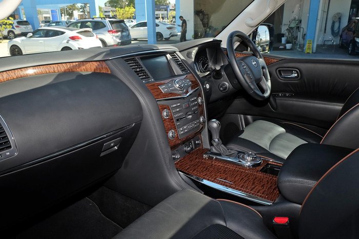 2022 Nissan Patrol Ti-L Y62 MY22 4X4 Dual Range Black Obsidian