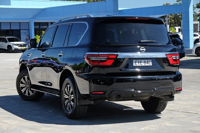 2022 Nissan Patrol Ti-L Y62 MY22 4X4 Dual Range Black Obsidian