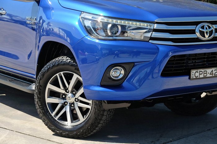 2018 Toyota Hilux SR5 GUN126R 4X4 Dual Range Nebula Blue
