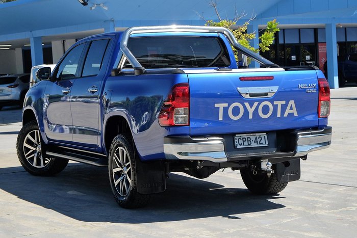 2018 Toyota Hilux SR5 GUN126R 4X4 Dual Range Nebula Blue
