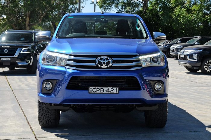 2018 Toyota Hilux SR5 GUN126R 4X4 Dual Range Nebula Blue