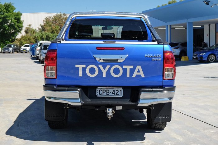 2018 Toyota Hilux SR5 GUN126R 4X4 Dual Range Nebula Blue