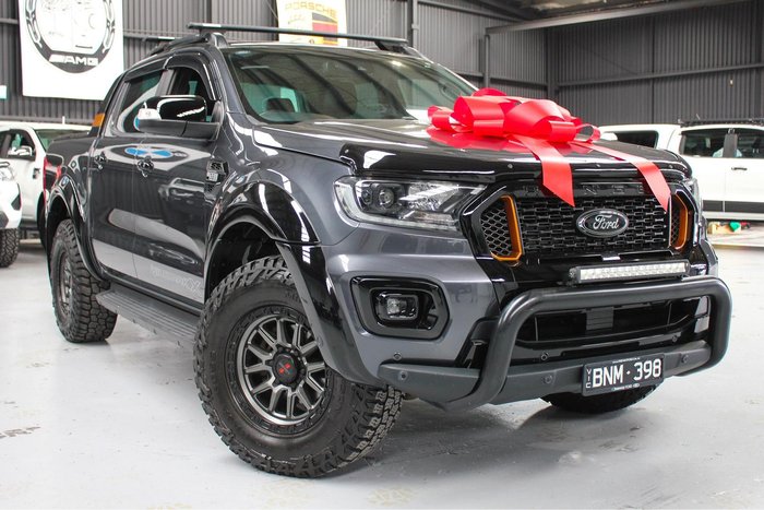 2021 Ford Ranger Wildtrak PX MkIII MY21.25 4X4 Dual Range Meteor Grey